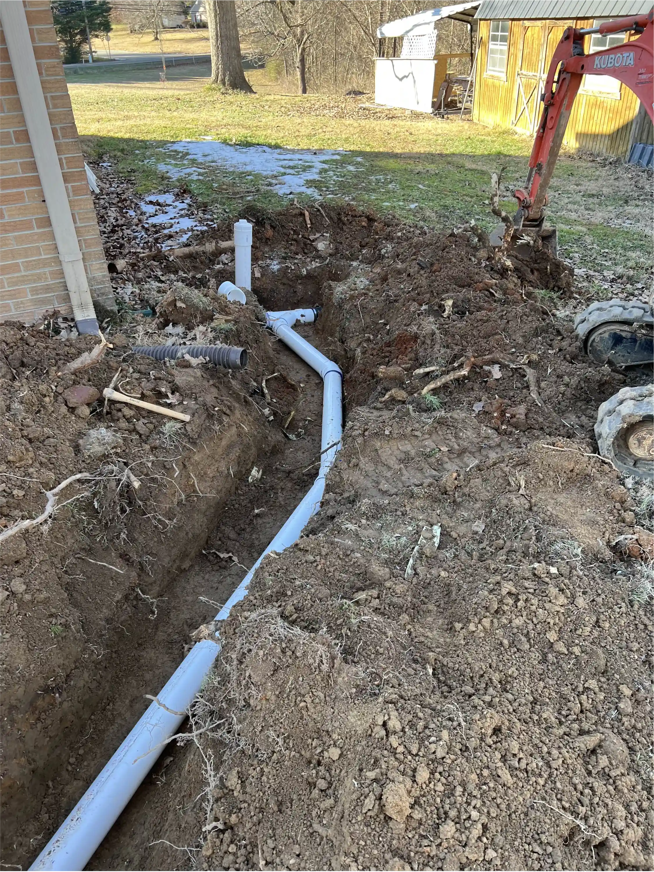 whole home repiping underground maryville tn install
