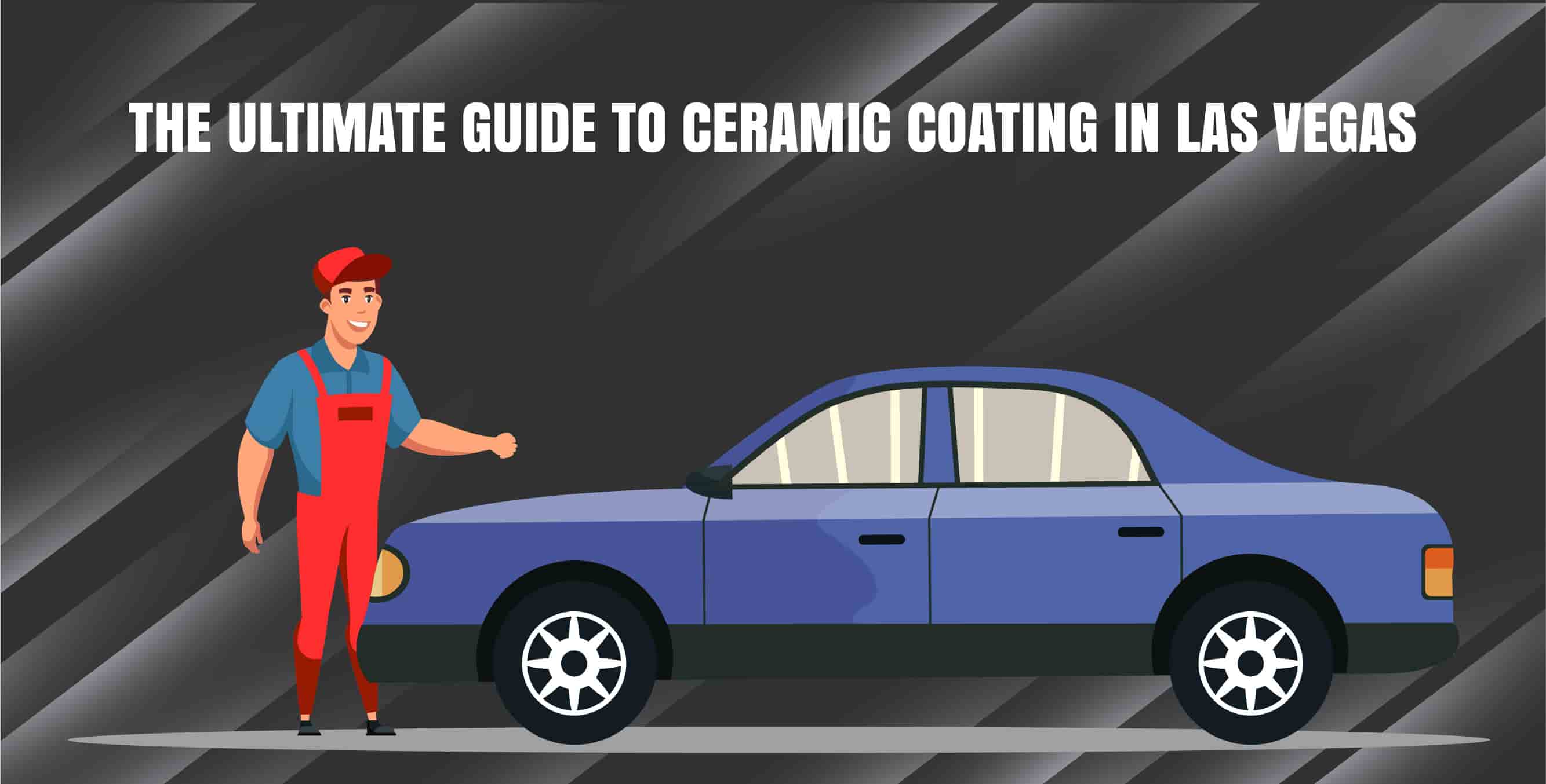 Image of a shiny car with a ceramic coating, for the Ceramic Coating Guide blog post.