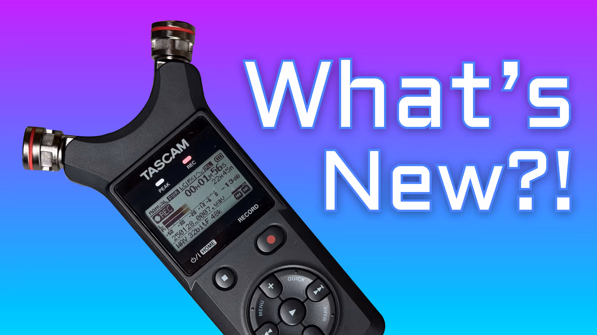 image of the TASCAM DR-07XP audio recorder