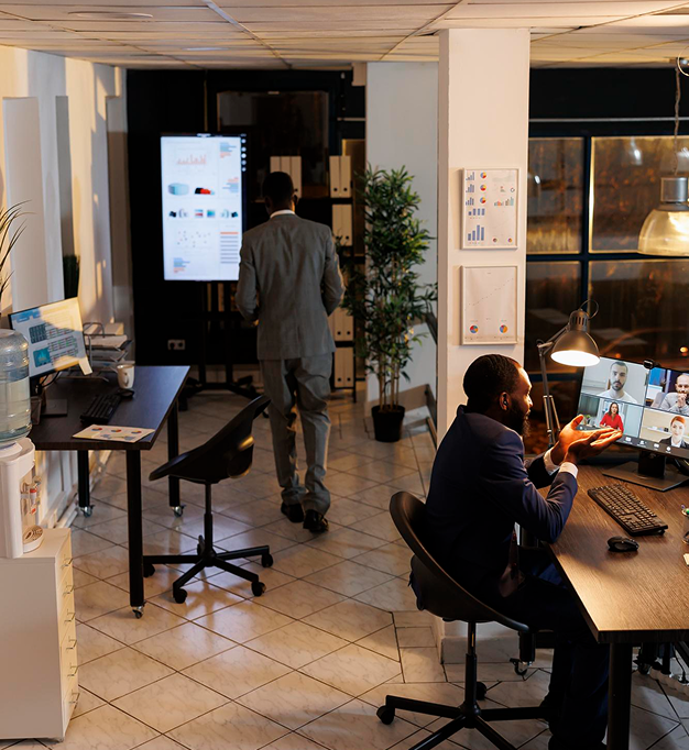 Employees Busy In Their Day Tasks