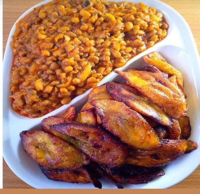 porridge beans and plantain