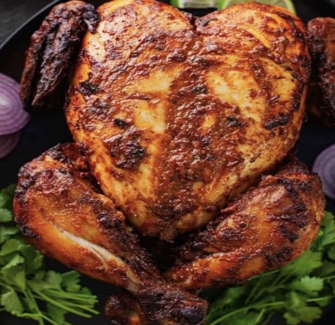 whole grilled chicken