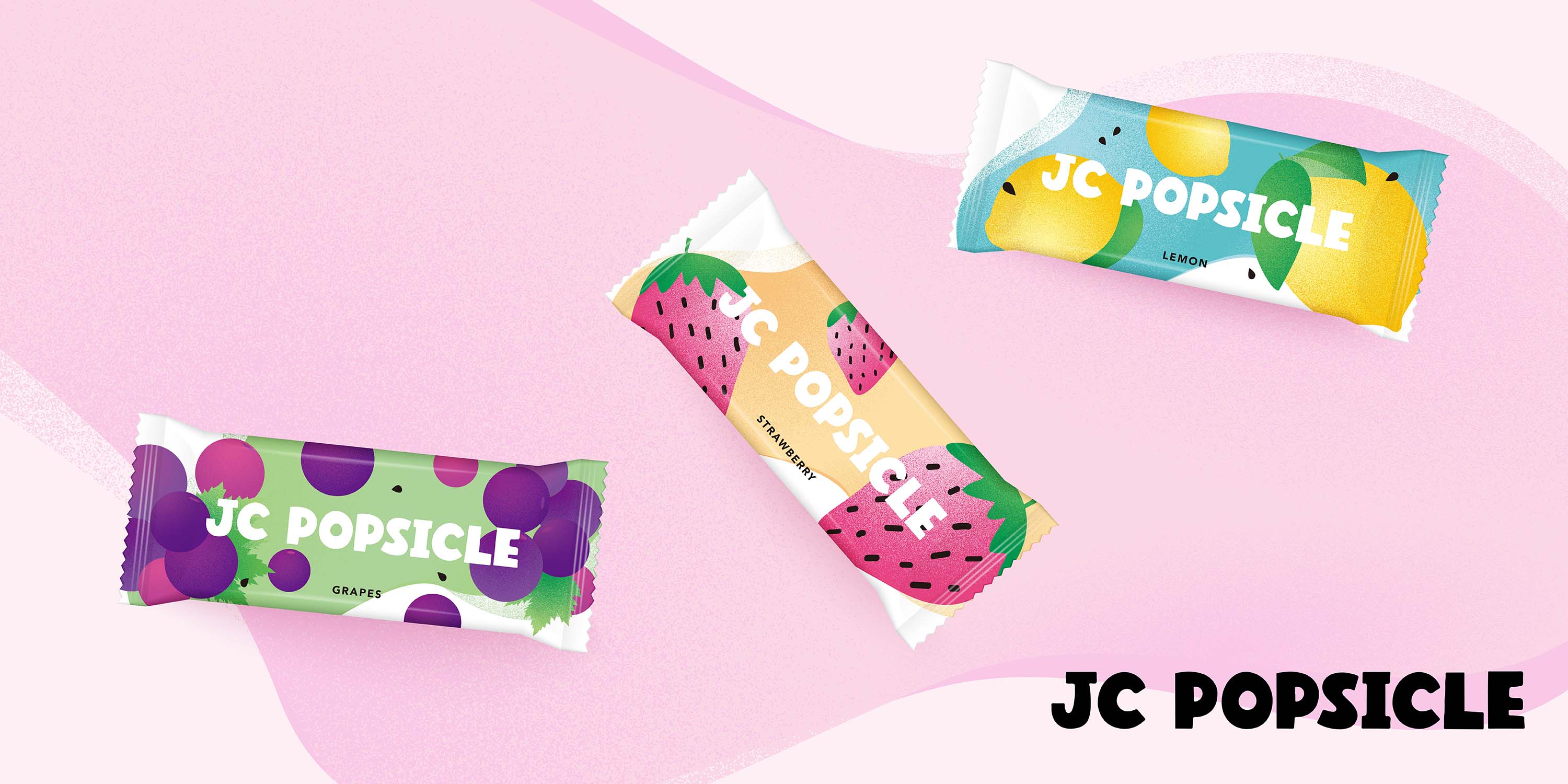 JC POPSICLE｜鮮果冰棒包裝設計