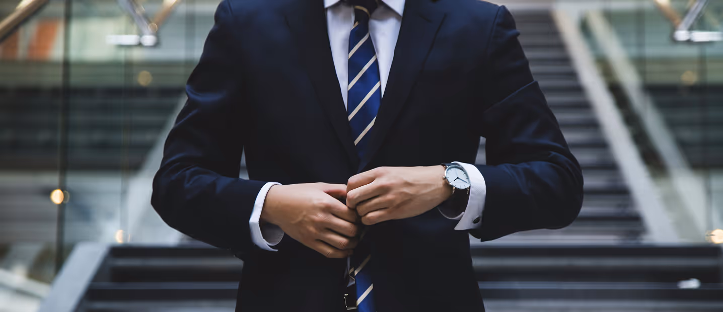 A man in a suit