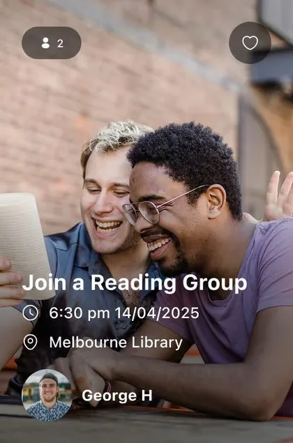 Join a Reading Group, Melbourne Library