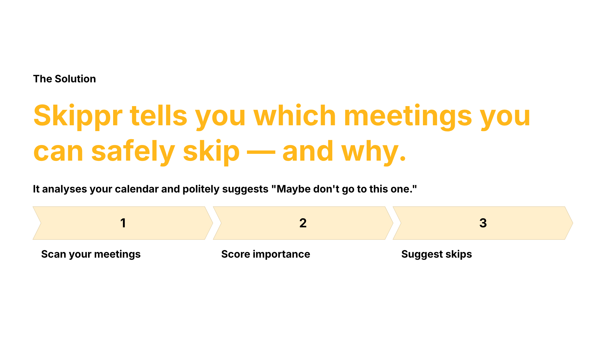 Pitch deck slide - Projected Growth