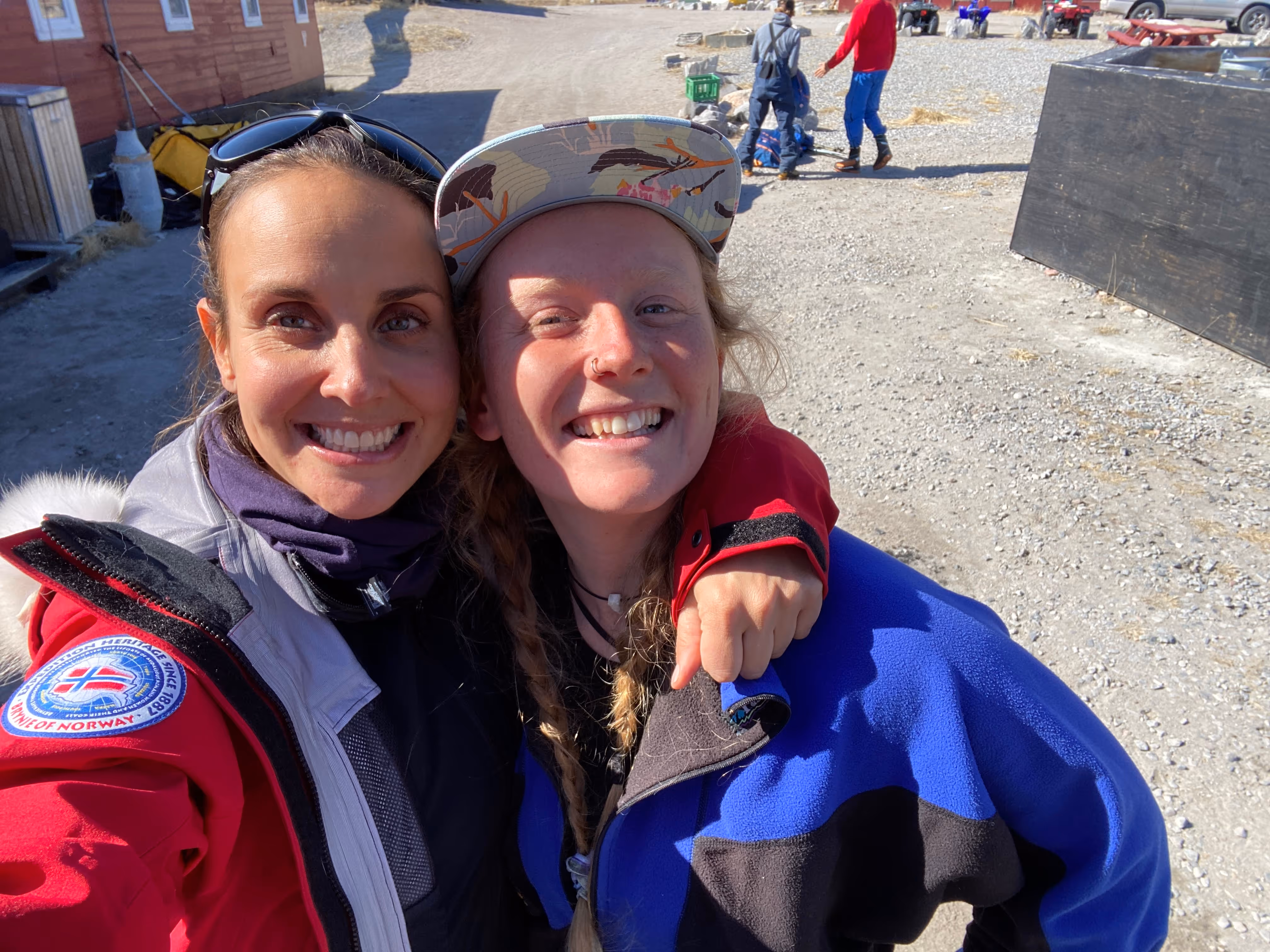Nia and Mardi in Greenland