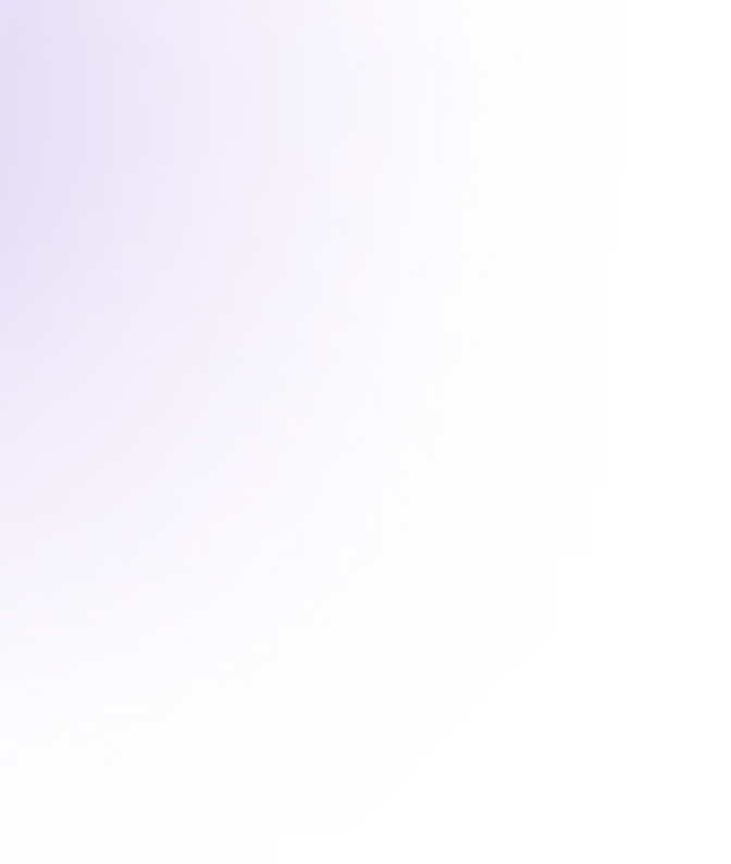 Purple gradient background image on the left side