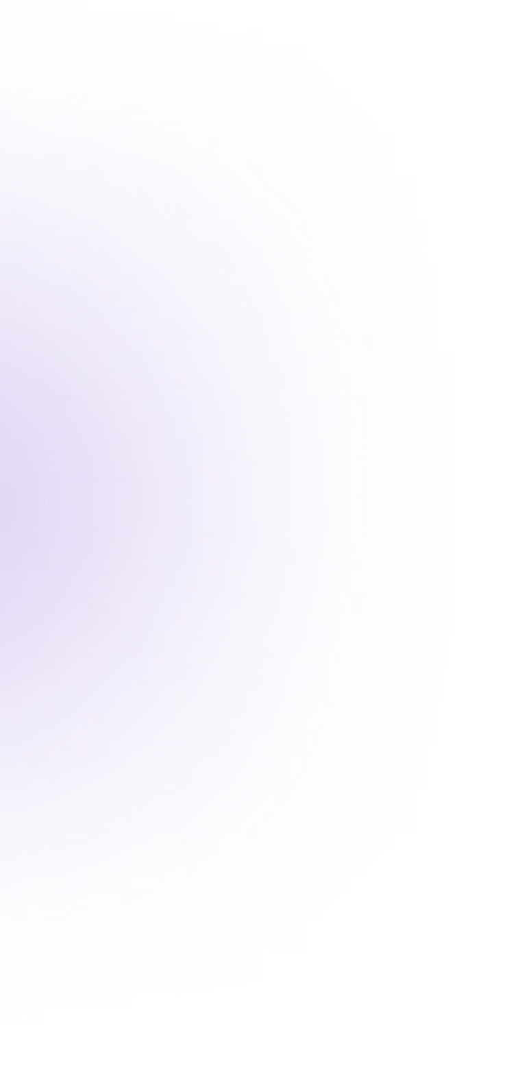 Purple gradient background image on the left side