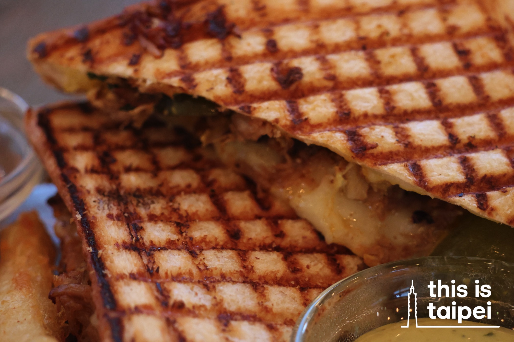 A cubano sandwich from Toasteria in Daan District. (Photos by JT, December 2025 / © This Is Taipei) 