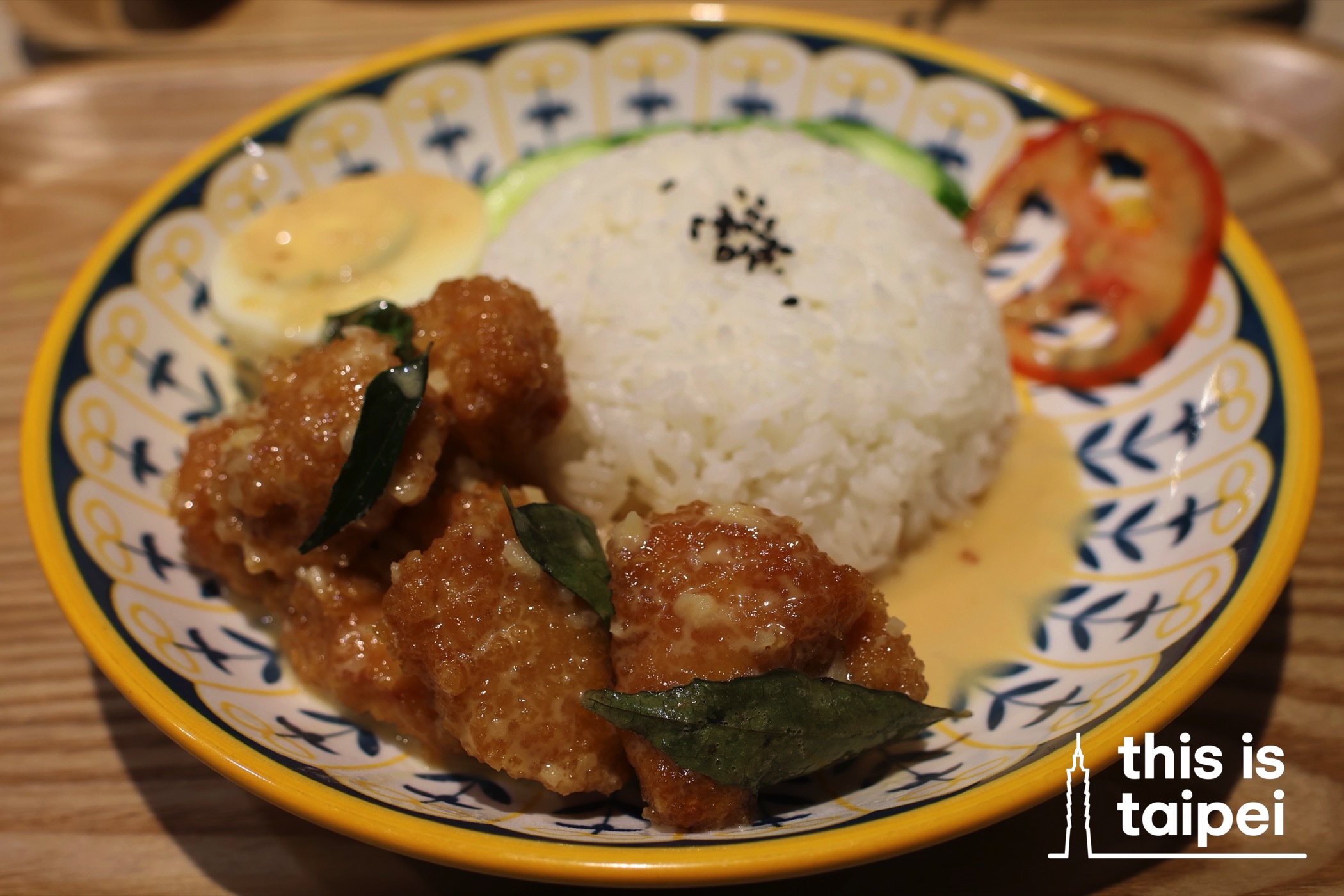 Malaysian butter chicken from Thai Ma Village in Zhongzheng District. (Photo by KB/JT, December 2025 / © This Is Taipei)