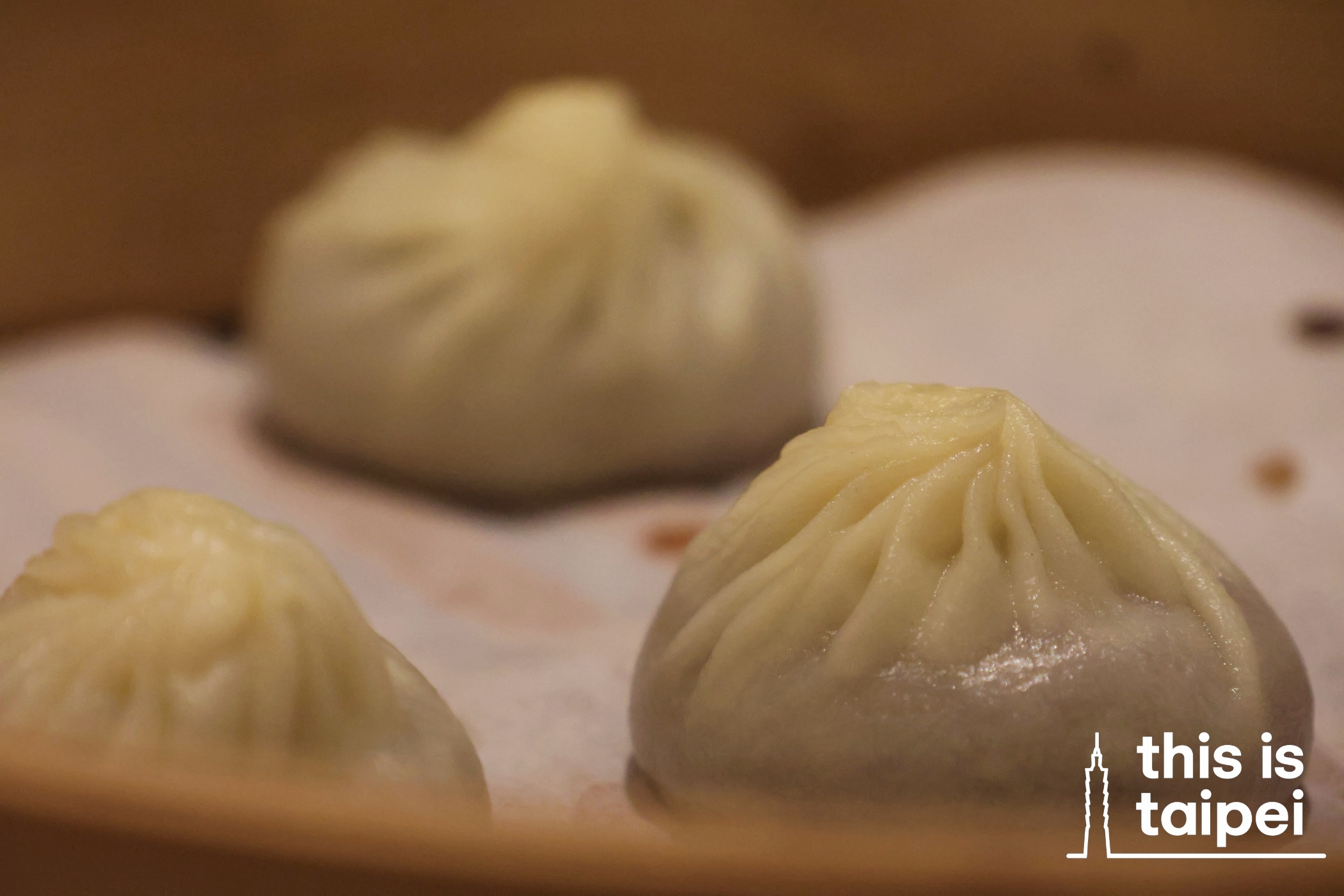 Pork Xiaolongbao from Din Tai Fung in Xinyi District. (Photo by JT, June 2026 / © This Is Taipei)