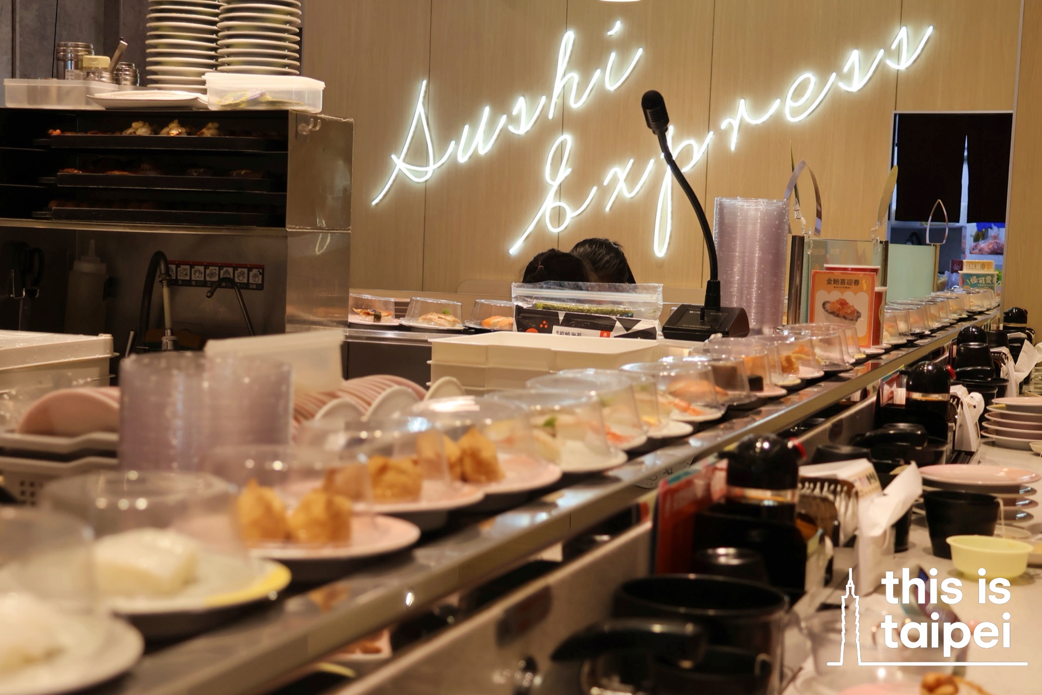 Sushi Express in Xinyi District. (Photo by KB, August 2026 / © This Is Taipei)