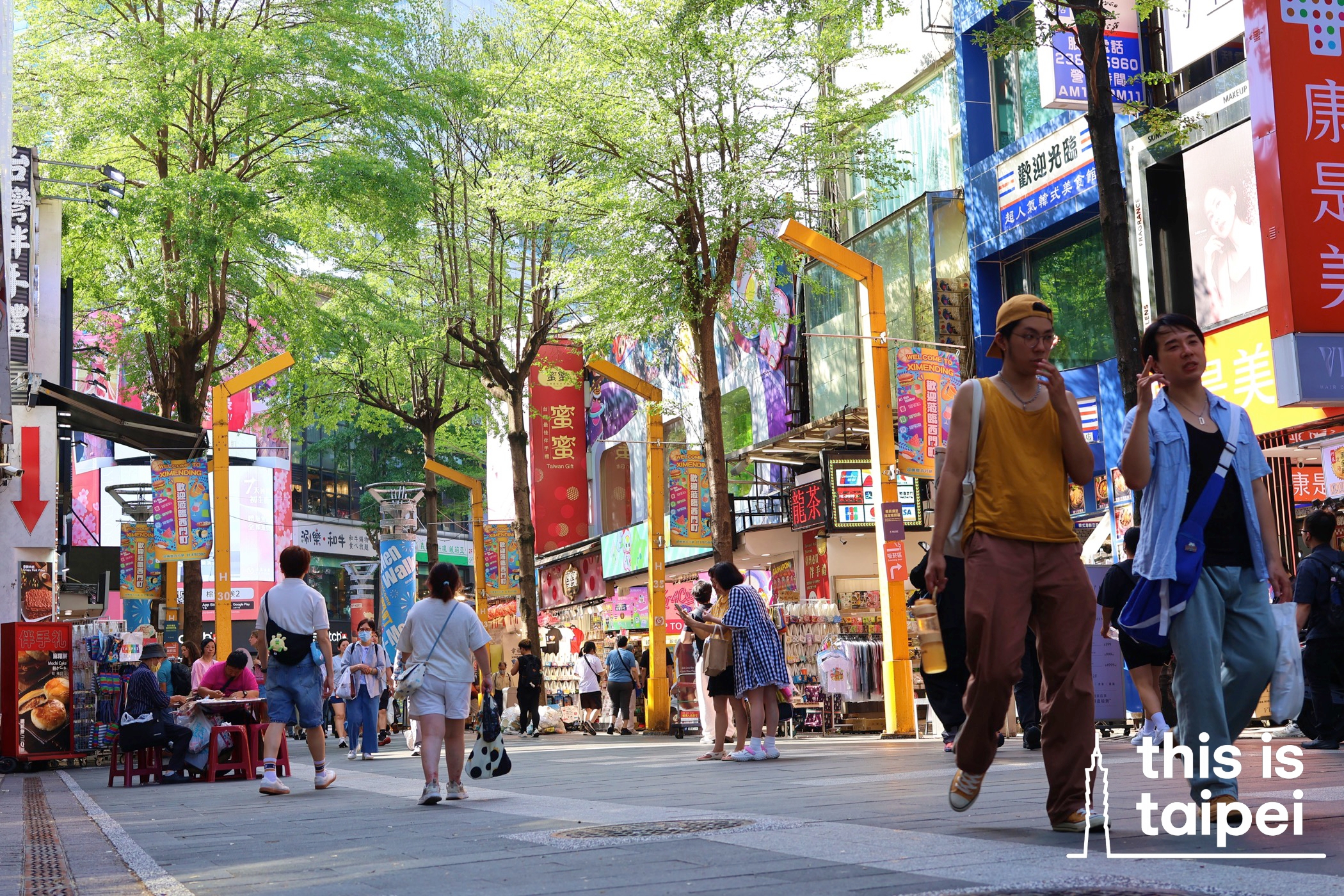 Ximending Shopping Area in Wanhua District. (Photo by KB, August 2026 / © This Is Taipei)