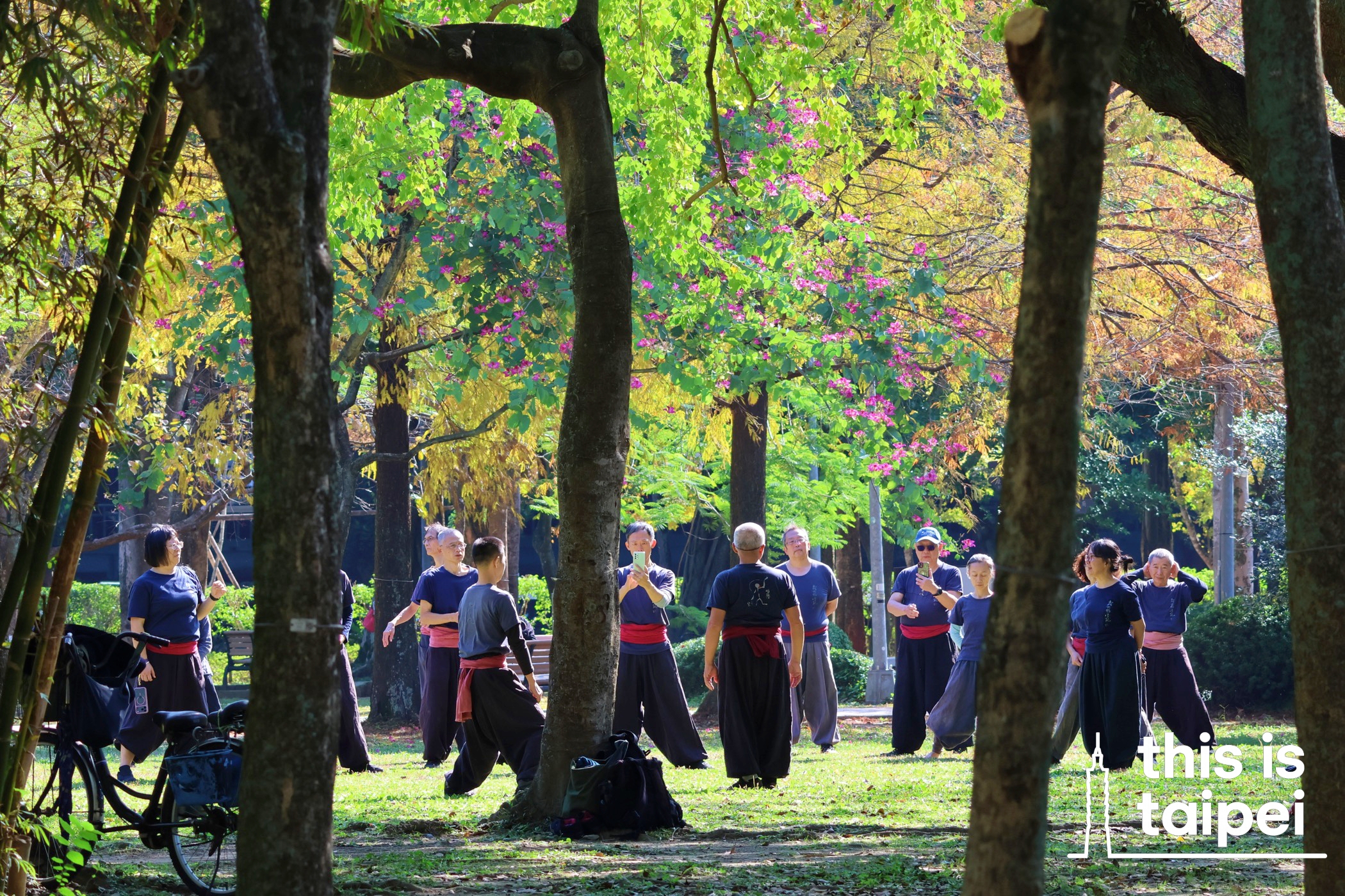 Daan Forest Park in Daan District. (Photo by JT, March 2026 / © This Is Taipei)