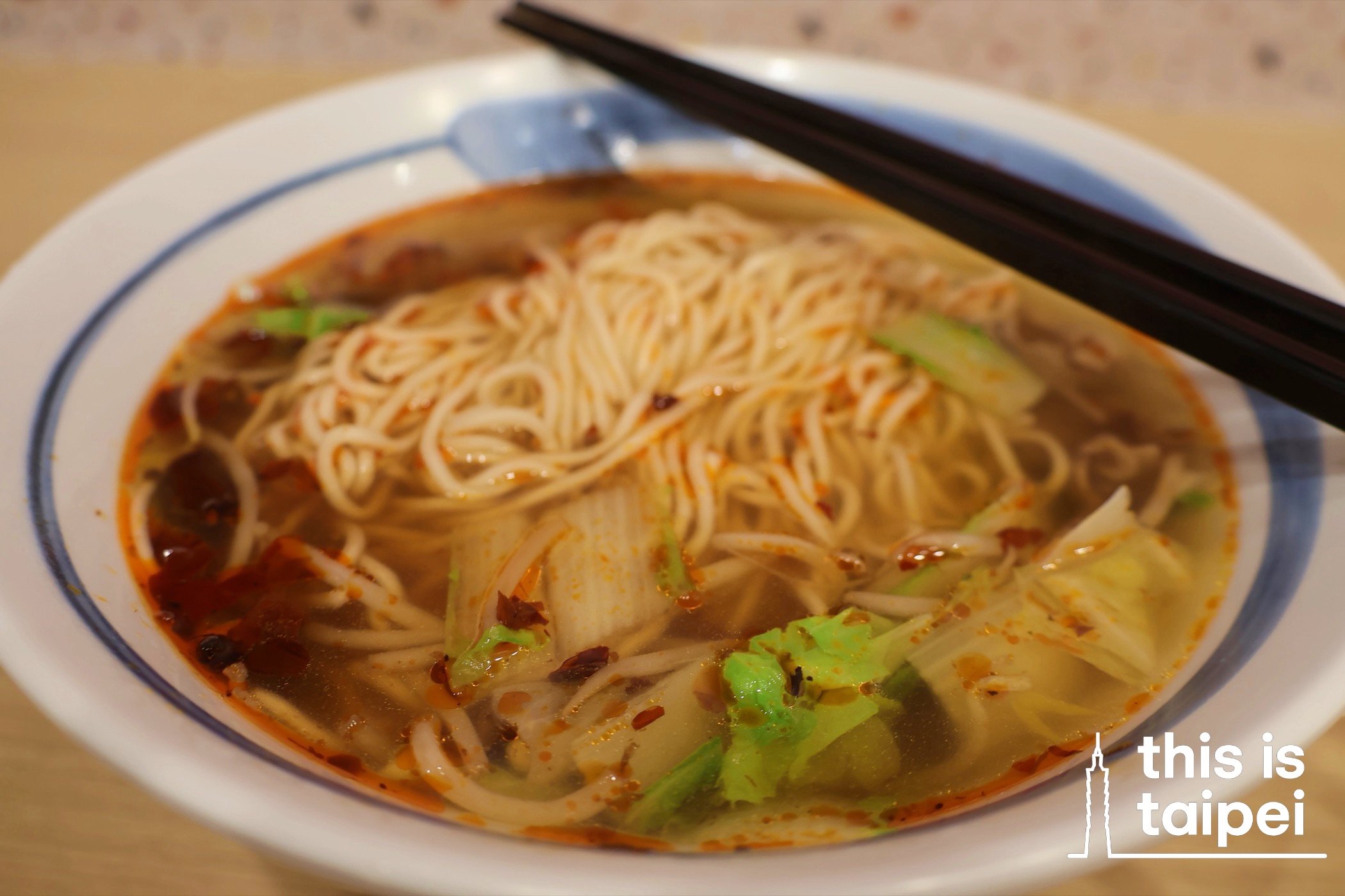 Mala Beef Belly Noodle Soup from I Want Noodles in Daan District. (Photo by KB, August 2026 / © This Is Taipei)