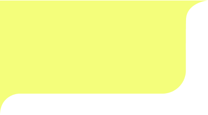 Light yellow square with a rounded bottom right corner and a cut-out at the bottom left.