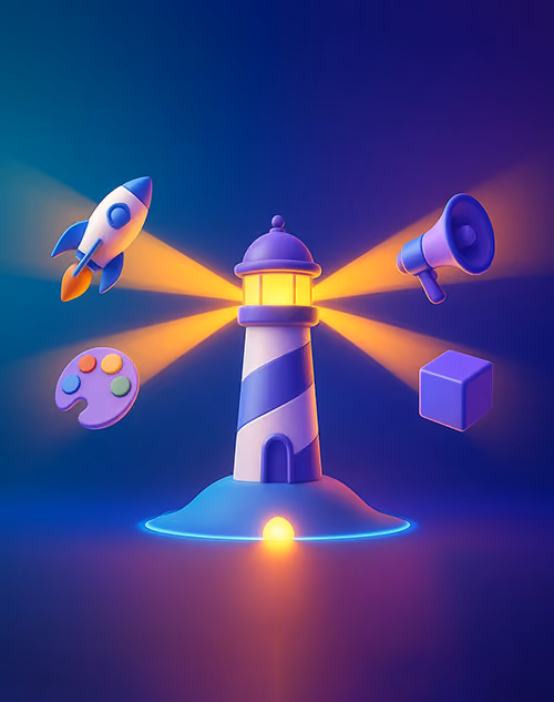 Brand strategy service illustration
