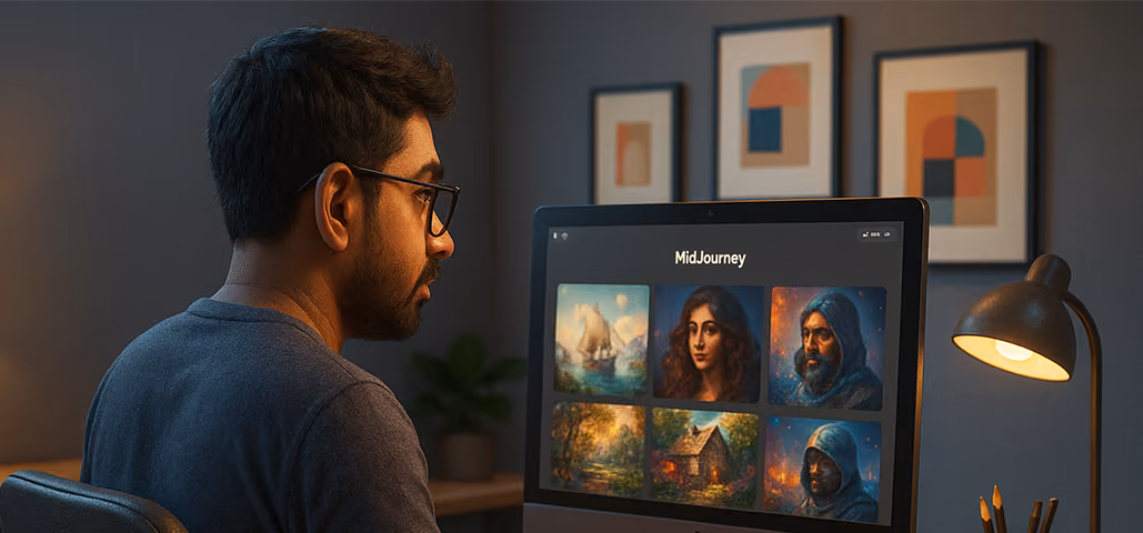 AI-powered creative showcase