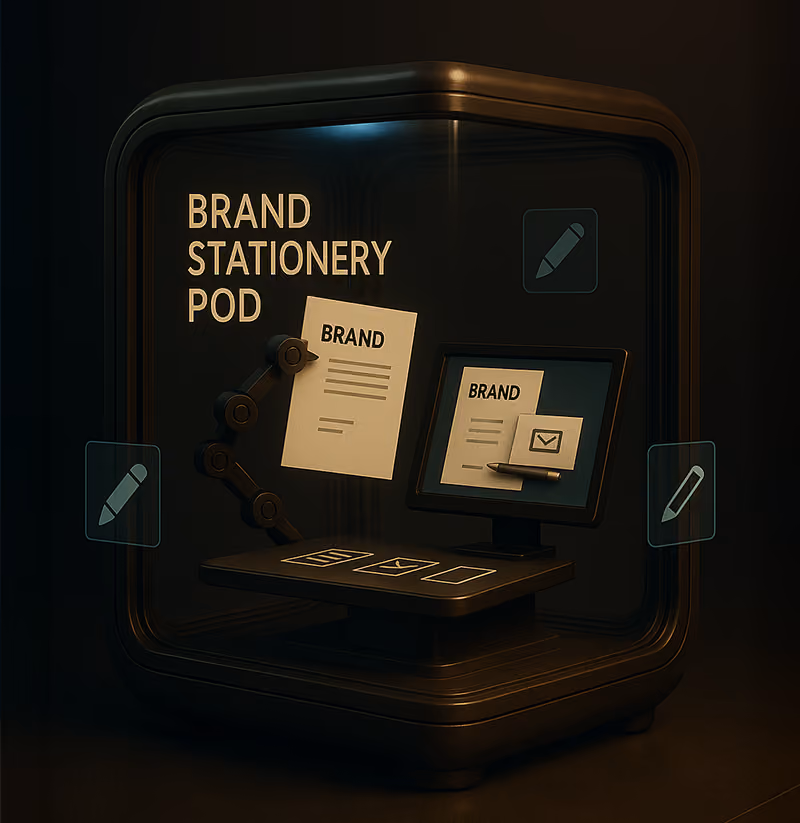 Brand stationery subscription hero banner