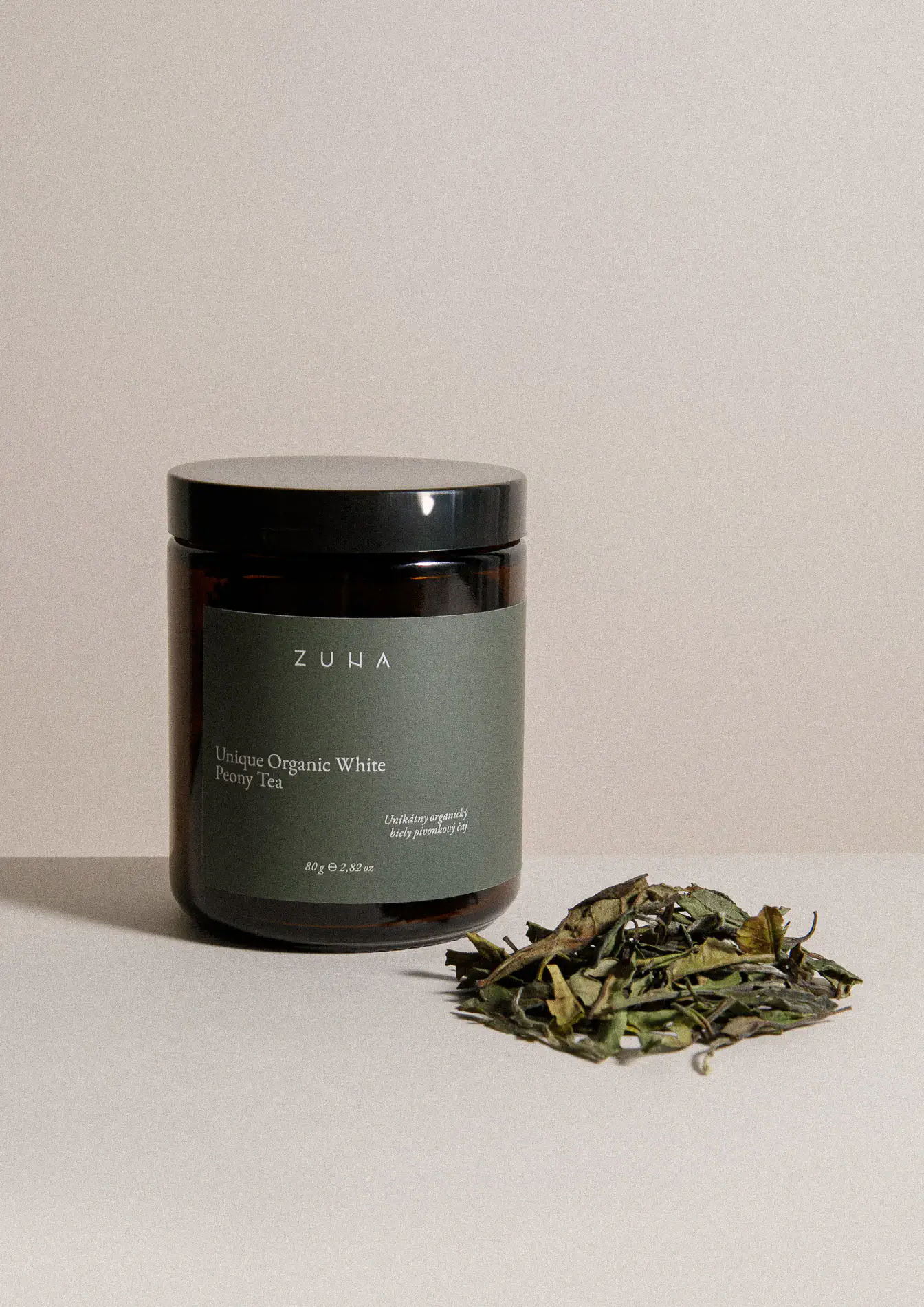 Unikátny organický biely pivonkový čaj