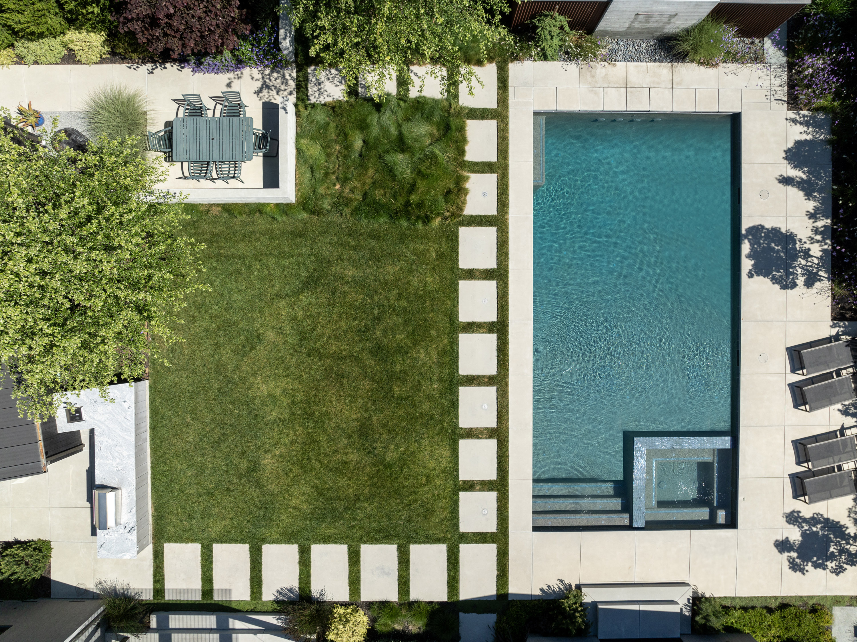 yard top view