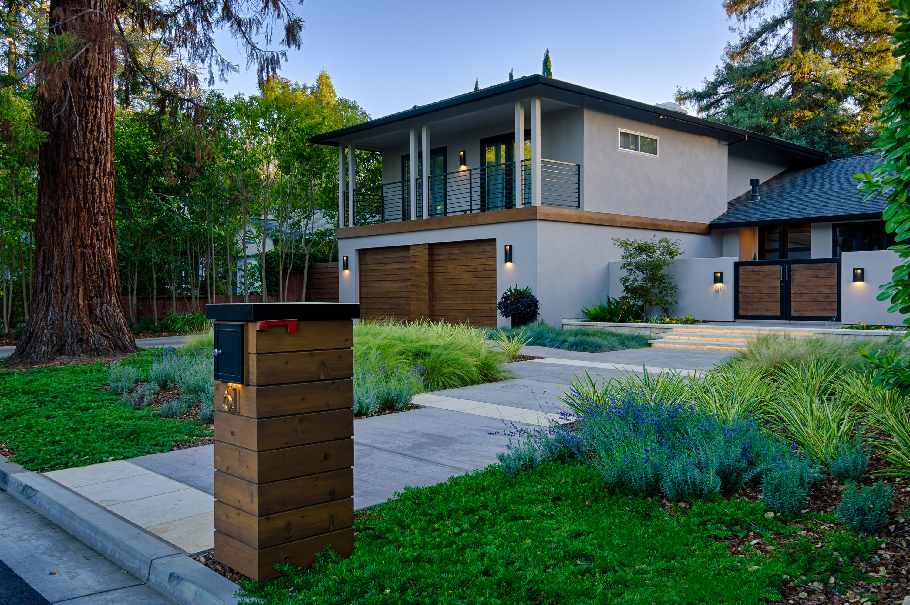 front entry side view