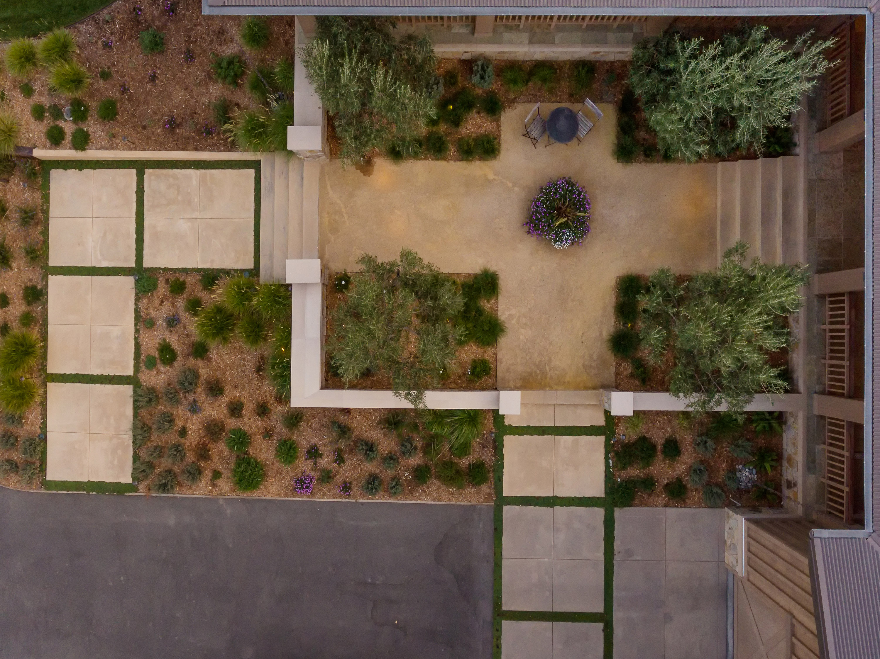 courtyard top view