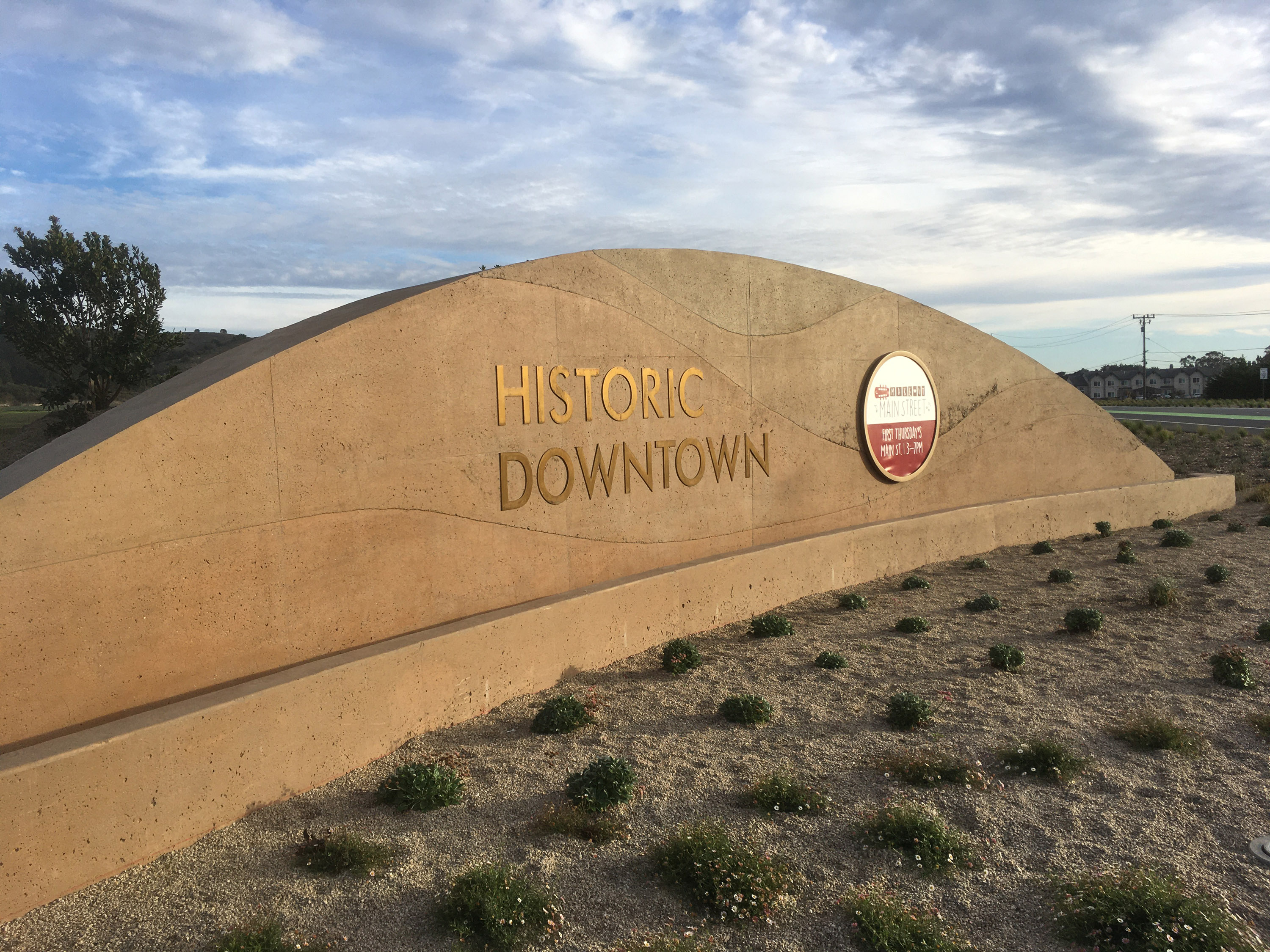 historic downtown signage