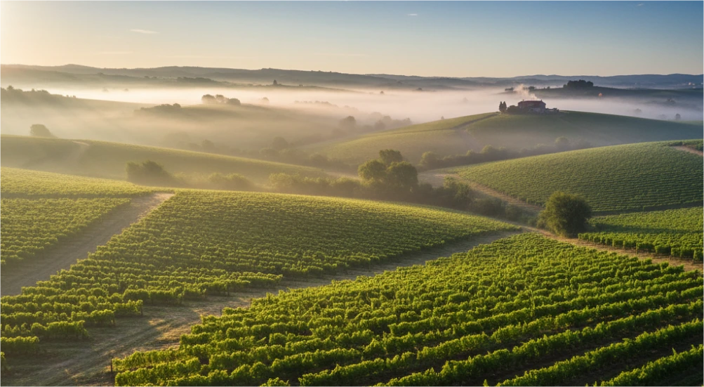 bird eye view of a field
