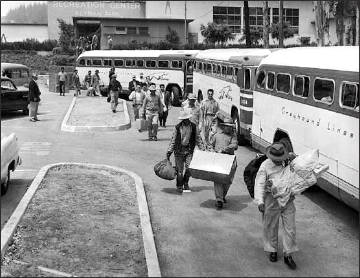 Mexican American immigrants being forcibly deported in Operation Wetback