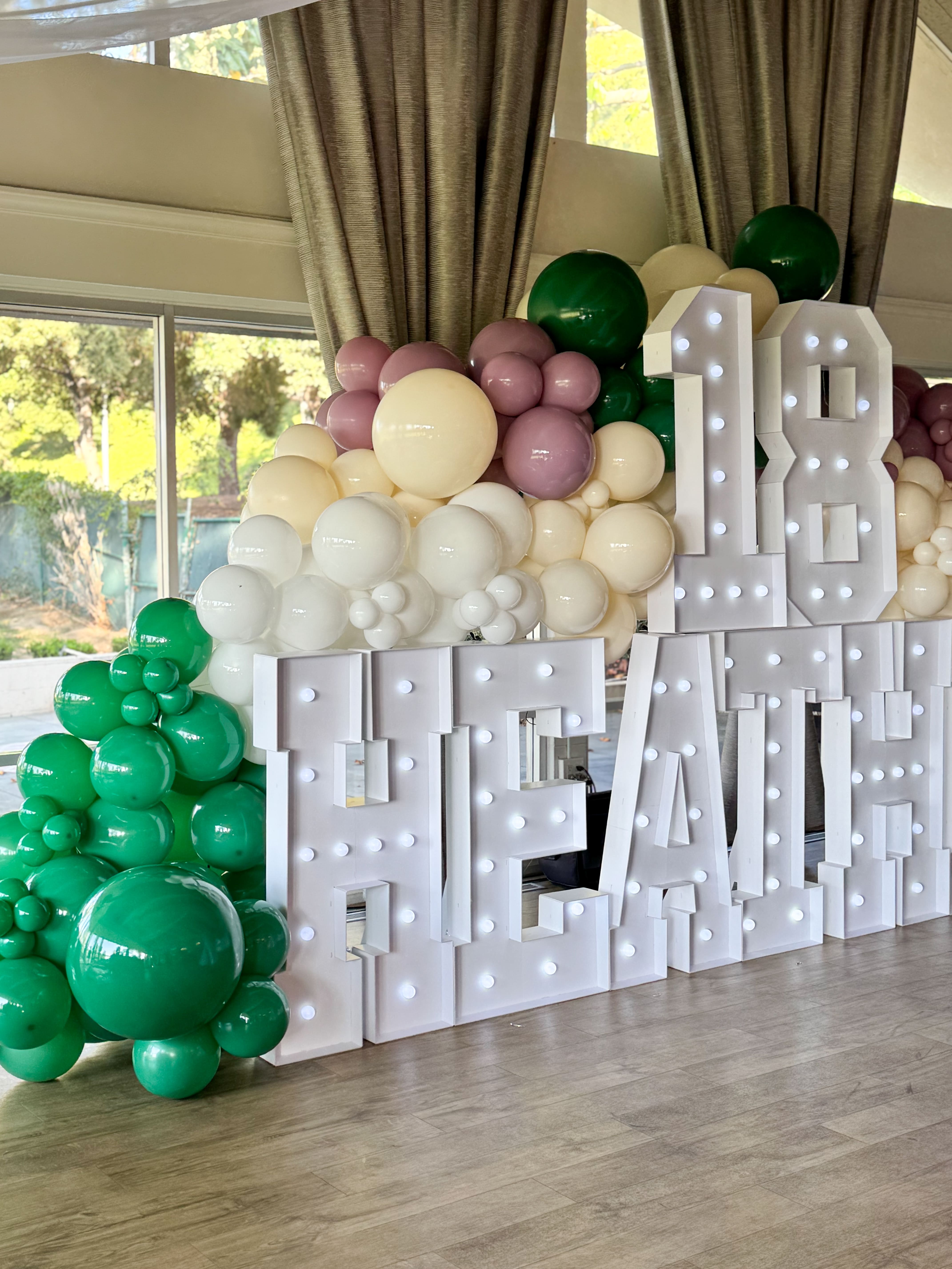 chic fundraising gala setup