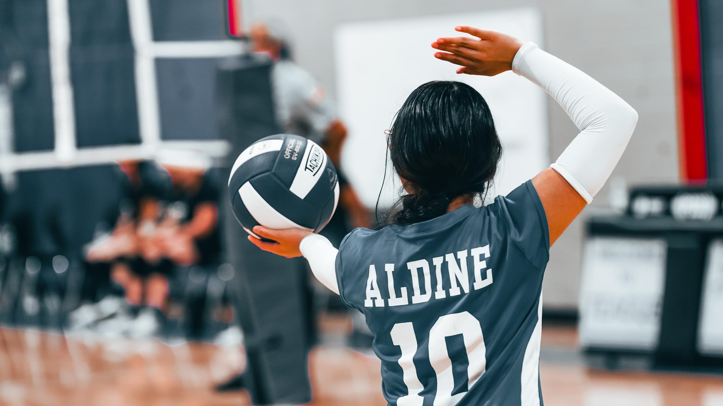 Photo of a volleyball game