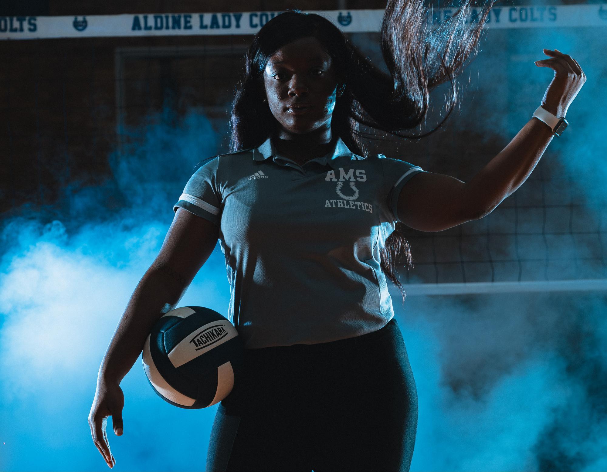 Photo of a player