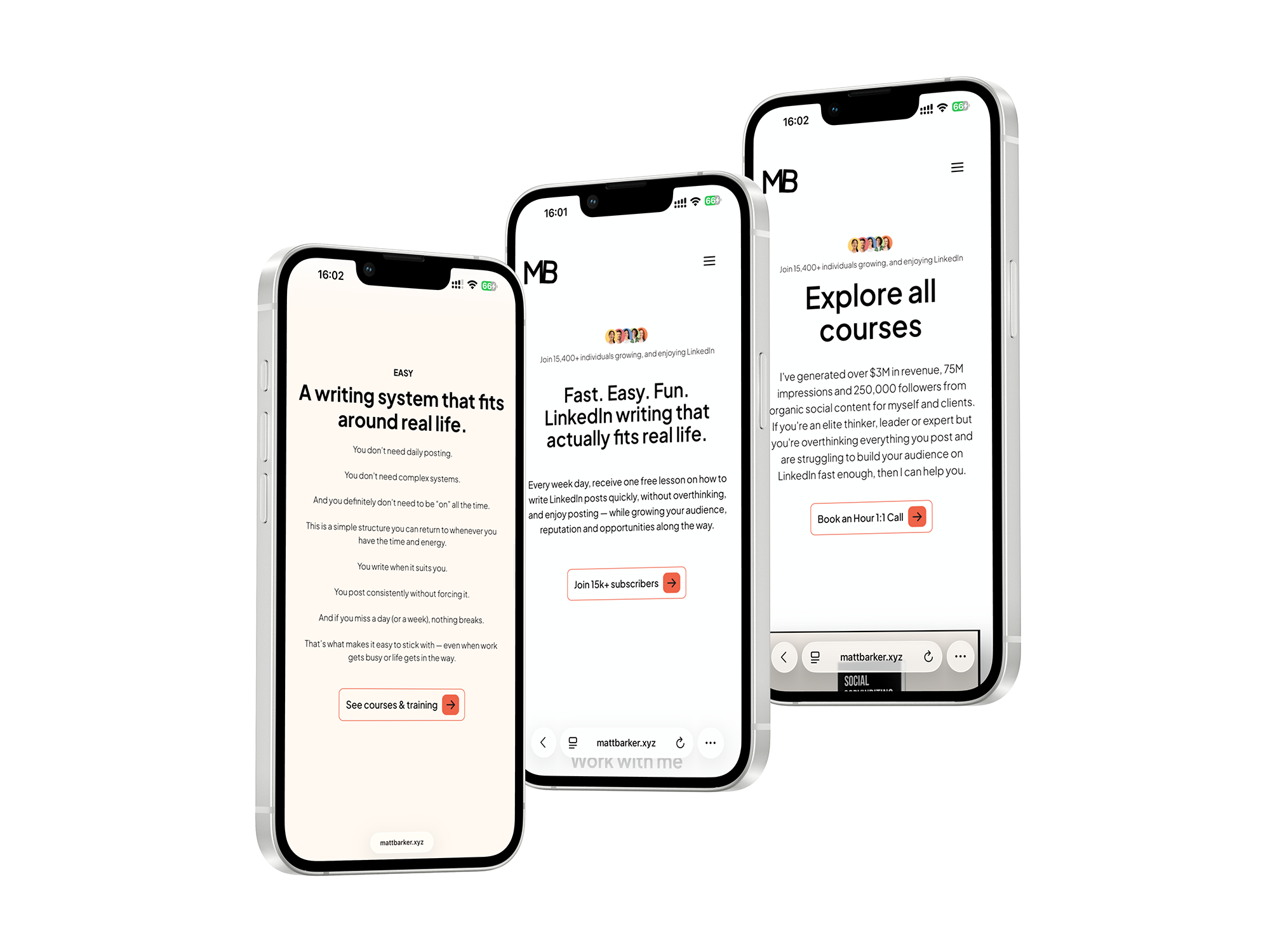 hydro launch new website for Matt Barker