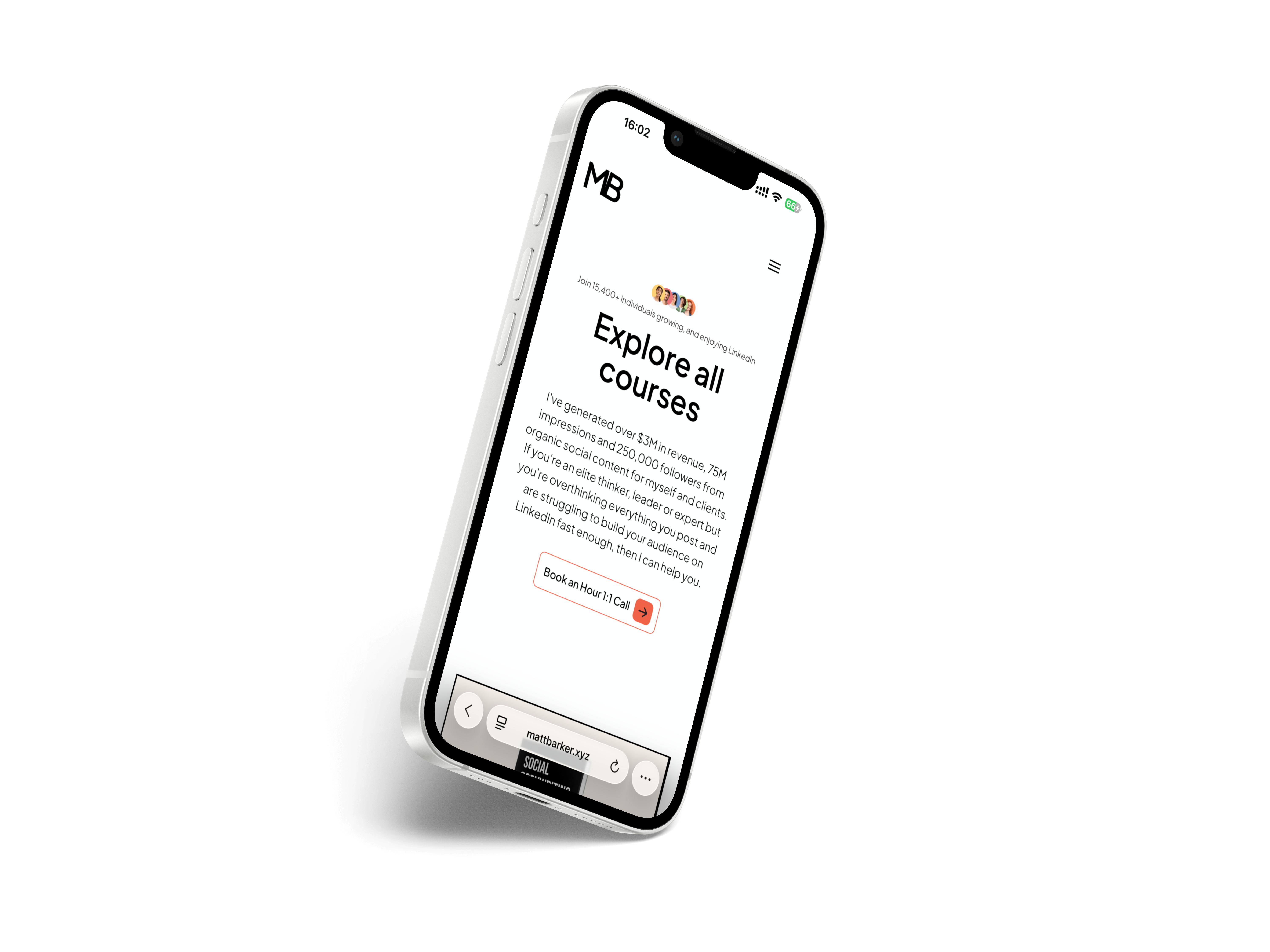 hydro launch Matt Barker's new website