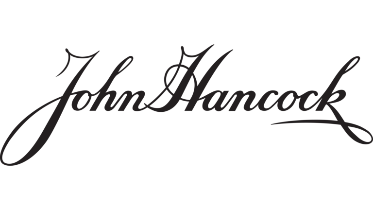 John Hancock signature logo in elegant cursive black typography