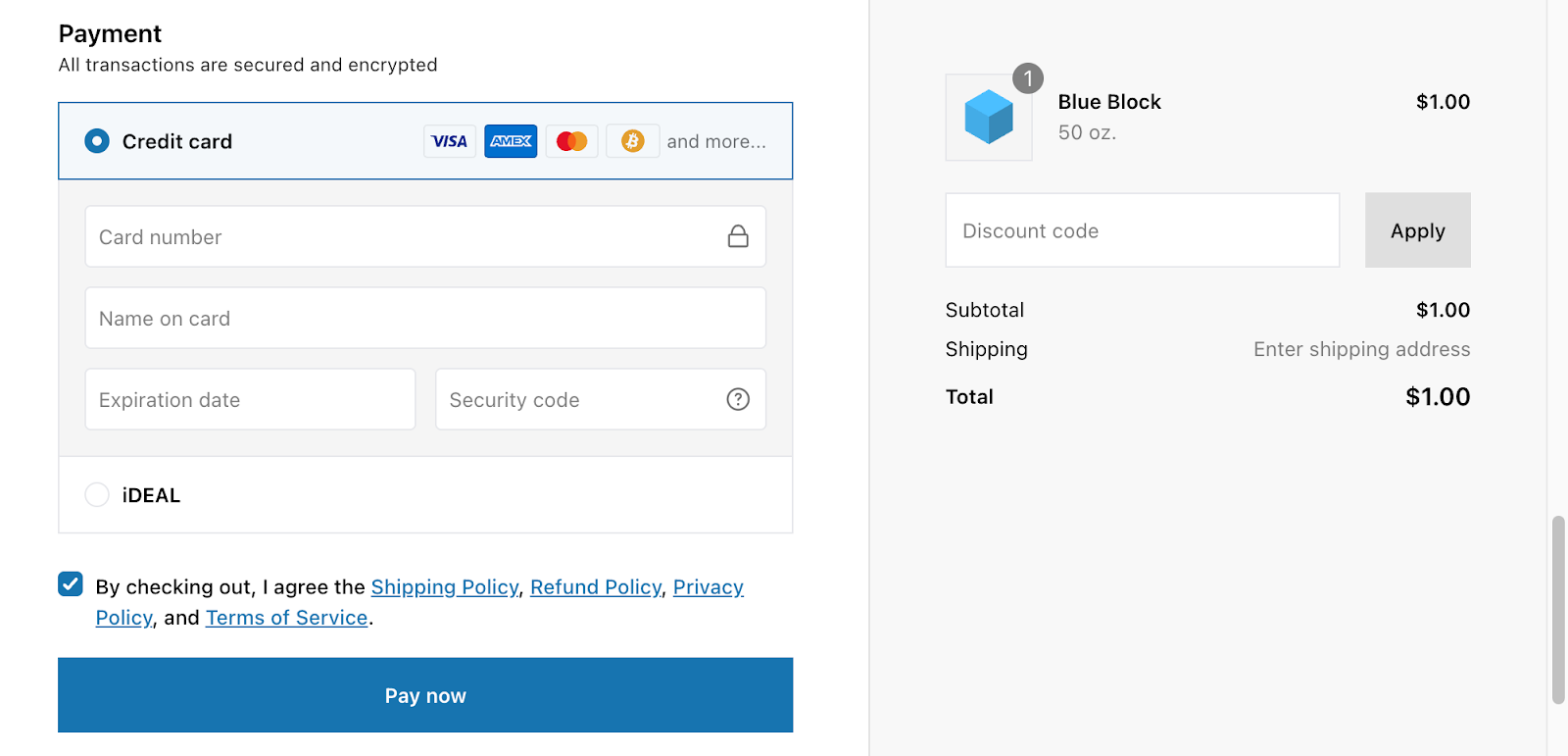 Shopify Plus B2B Checkout Blocks Agree to Terms Checkbox