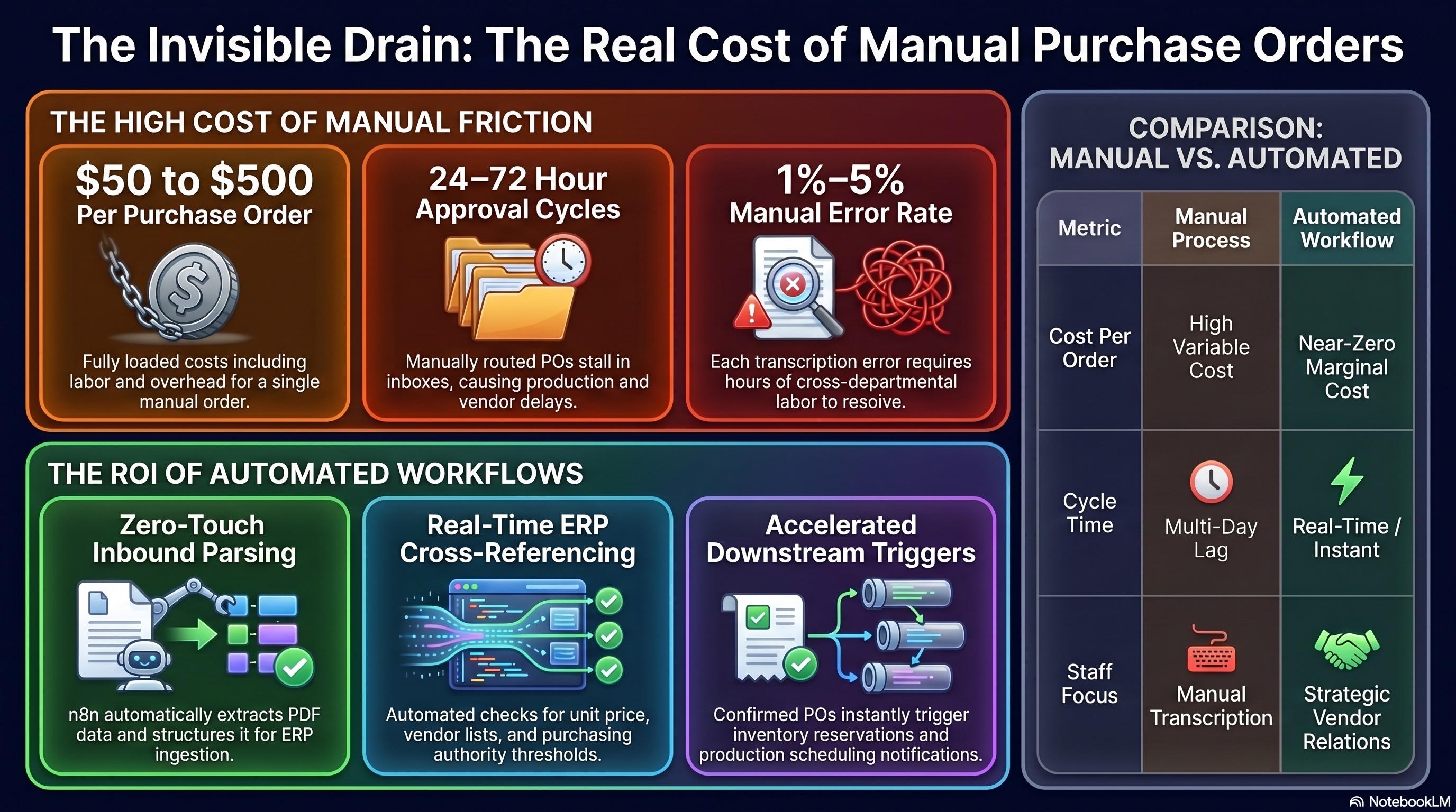 Manual vs. Automated Purchase Orders