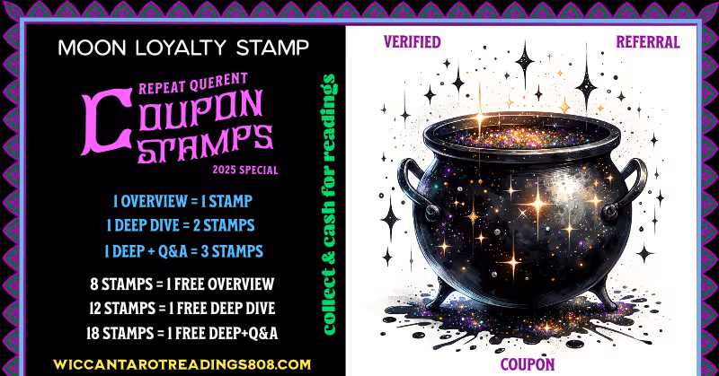 Bubbling witch’s cauldron surrounded by glowing sparkles and herbs; Verified Referral Coupon from the Magical Coupon Series.