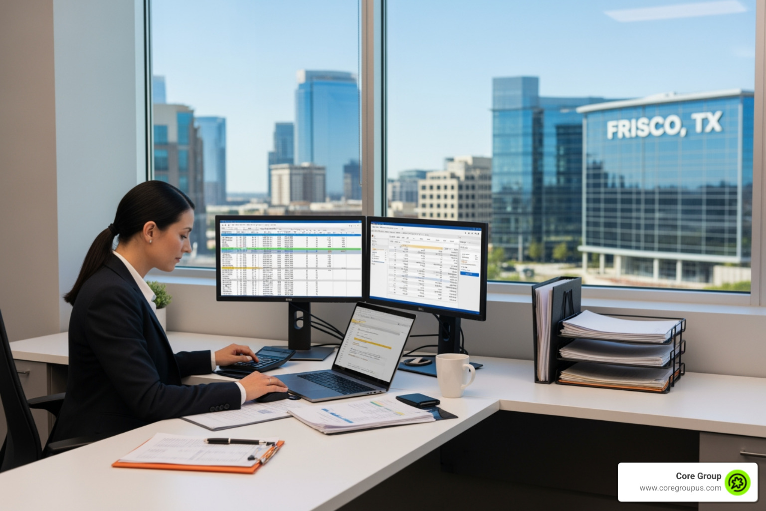 QuickBooks dashboard on a laptop screen - bookkeeper frisco tx QuickBooks dashboard on a laptop screen - bookkeeper frisco tx