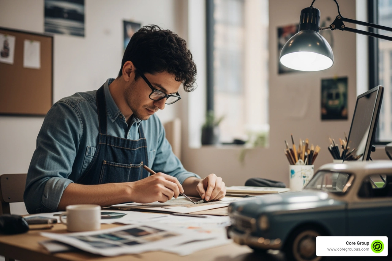 creative entrepreneur focusing on their craft - payroll services for small business creative entrepreneur focusing on their craft - payroll services for small business