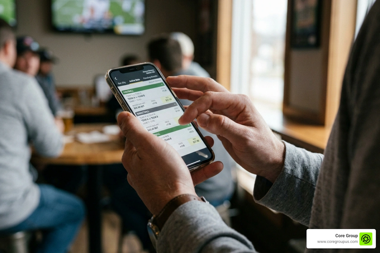 Using a mobile sports betting app to track wagers Using a mobile sports betting app to track wagers