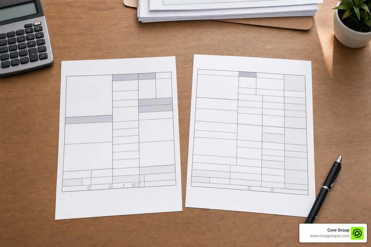 Form 1099-NEC and Form 1099-MISC side by side comparison Form 1099-NEC and Form 1099-MISC side by side comparison