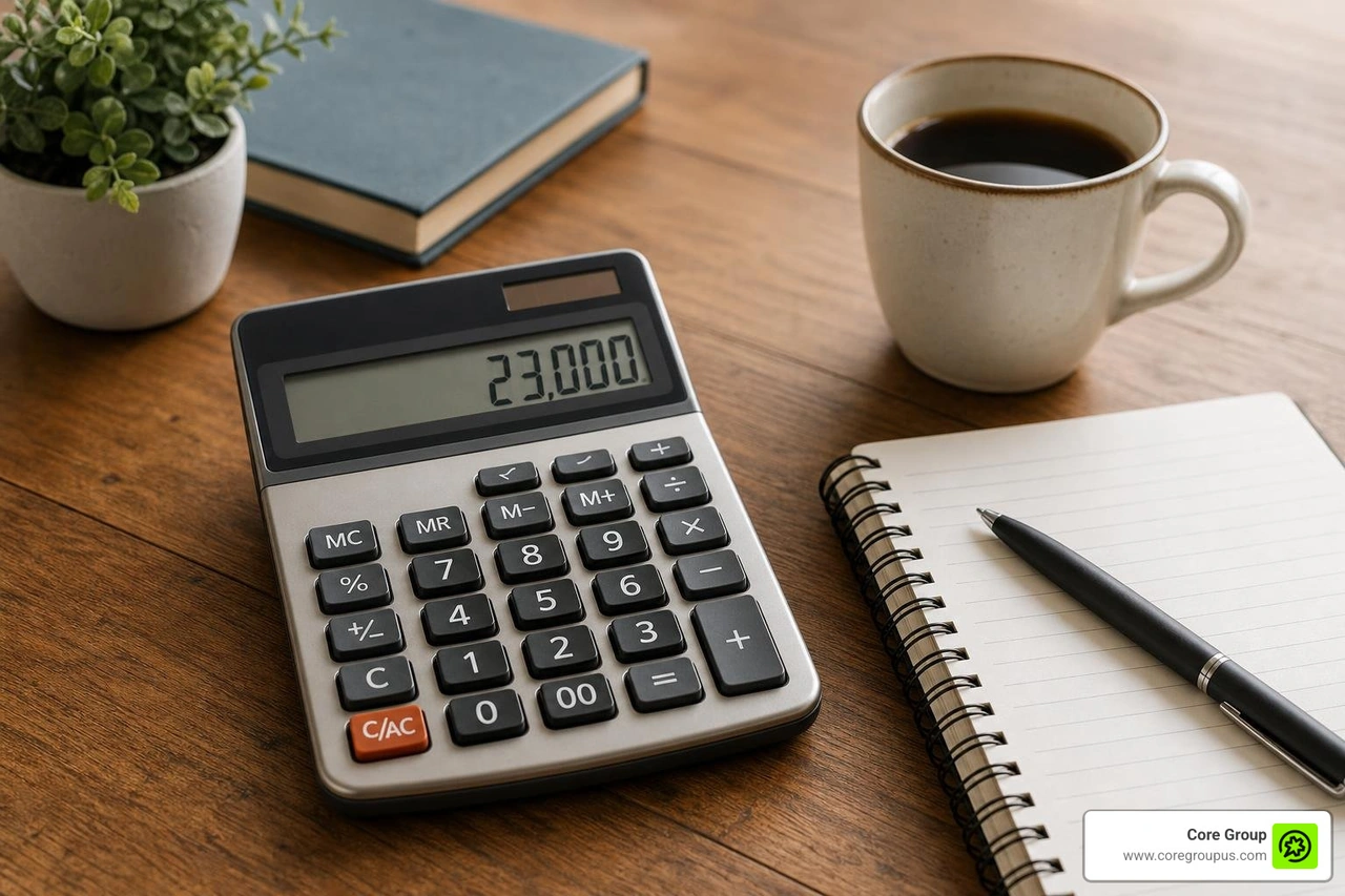 Calculator showing retirement savings and annual contribution limits Calculator showing retirement savings and annual contribution limits