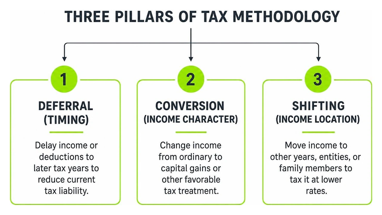 three pillars of tax methodology including deferral conversion and shifting three pillars of tax methodology including deferral conversion and shifting