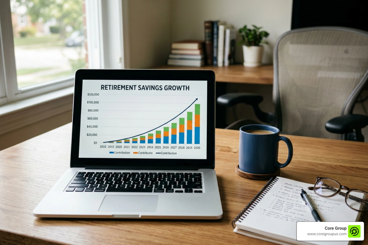 retirement savings growth chart retirement savings growth chart