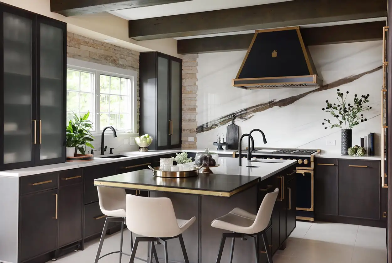 Custom kitchen remodeling project in Wash Park, Denver. Features modern cabinetry, high-end finishes, and expert renovation craftsmanship.