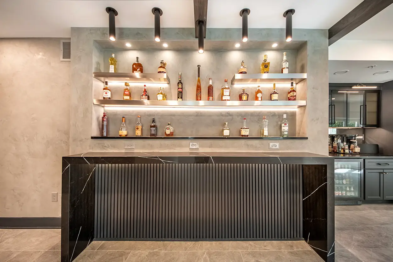 Basement remodeling project in Washington Park, Denver transformed into a livable, bright space with premium materials and professional design.
