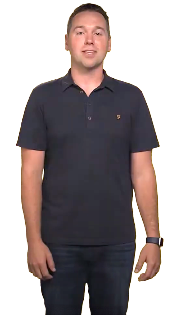 An after image of Justin who lost 46 pounds using Wonderslim